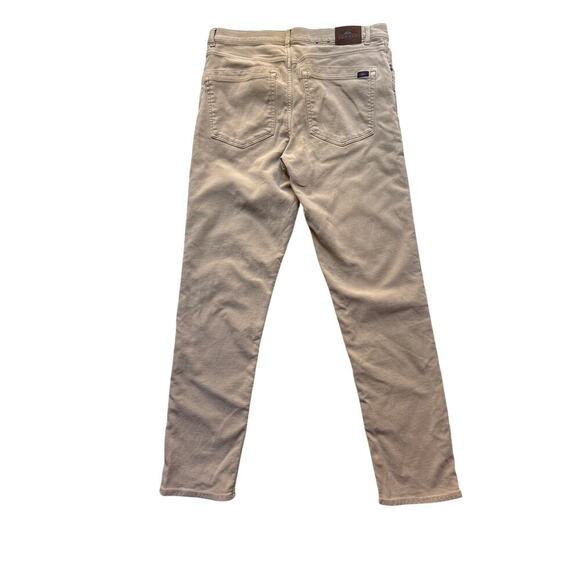 Faherty Stretch Terry 5-Pocket Pants Desert Khaki Men’s 33 - Picture 7 of 8